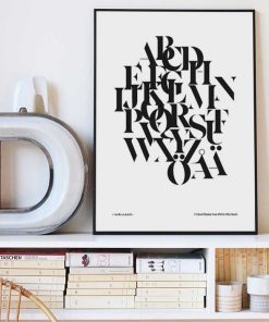 Affiche Eksel Alphabet 50x70cm