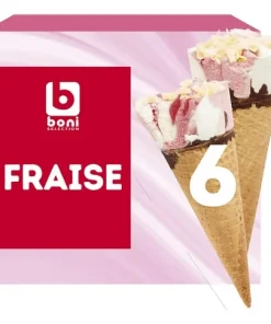 B fraise cornet 6x120ml