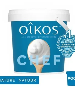 OIKOS Oikos yaourt entier Nature 900g