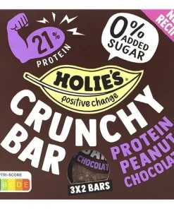 HOLIE&rsquo;S Crunchy Bar Peanut Cacao 3x40g